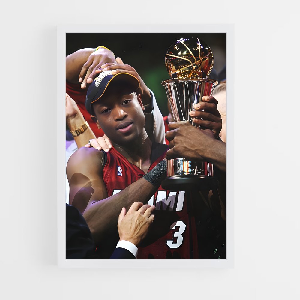Poster Dwyane wade – affiche Basketball (vue 3)